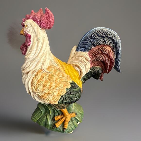 Young’s Inc. 6” Rooster Figurine, 2003 Preowned Collectible Resin See Photos - Picture 2 of 4
